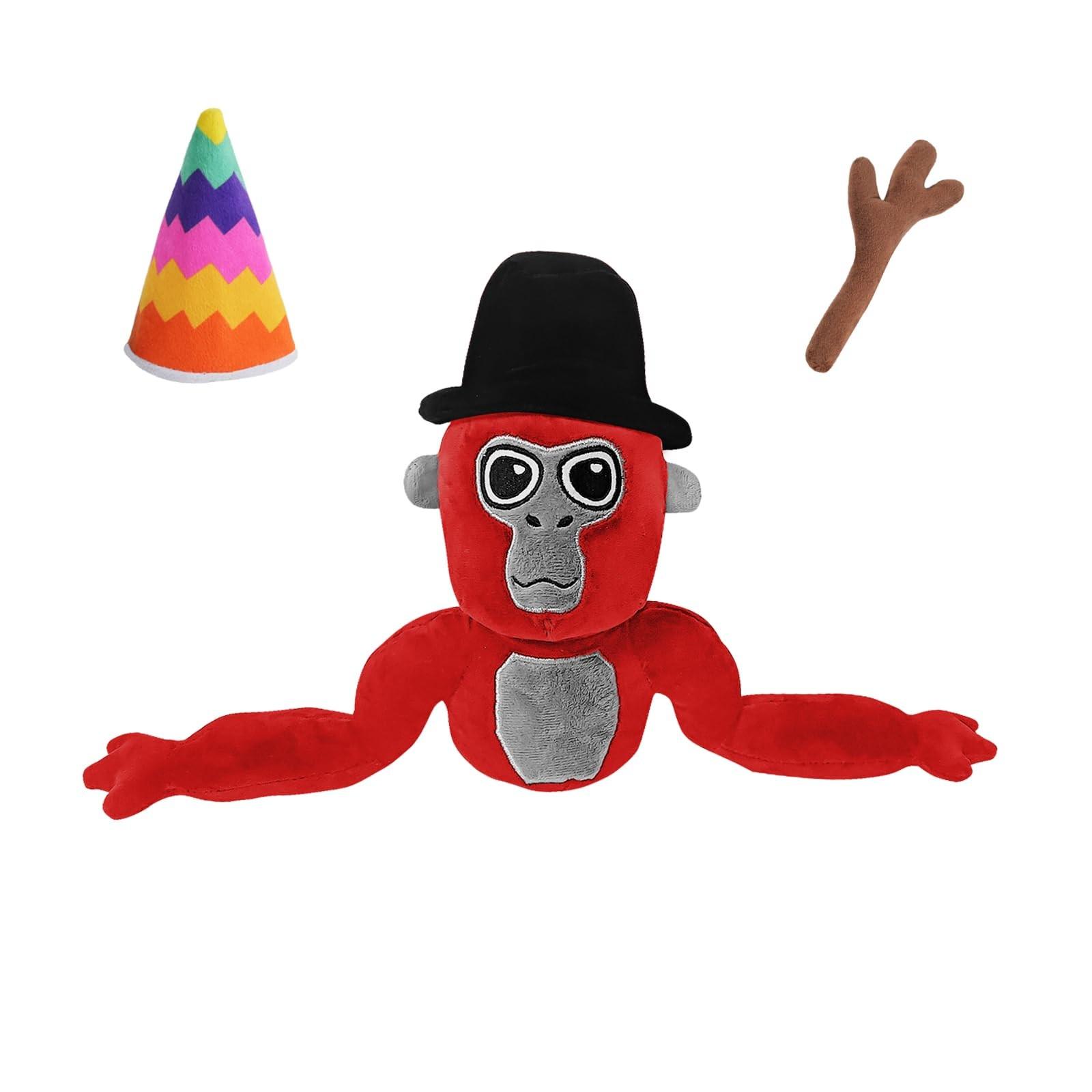 

Игровое периферийное устройство Tag Monke, плюшевая кукла шимпанзе One Size красный