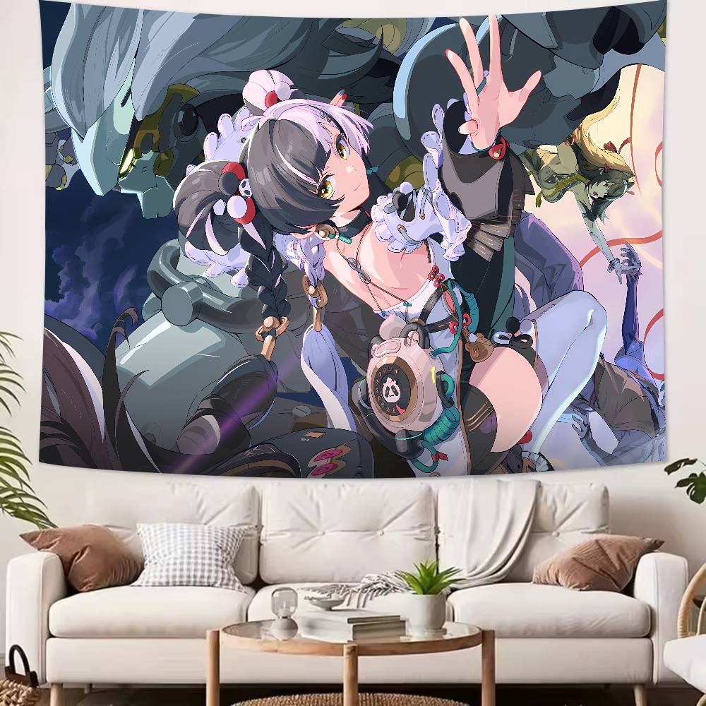 Fashion New Zenless Zone Zero Season 2 Cute Pretty Hot Girl Dialyn Tapestry Wall Hanging Wall Tapestries Wall Hanging Sheets