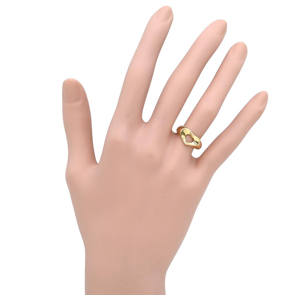 Tiffany & Co - Open heart Open heartRing ring 18K Yellow Gold #9(JP Size) Array