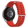 For Xiaomi Watch S1 Active/S1 Pro/Watch Color Silicone Ocean Strap 22mm Sport Watch Band with Adjustable Buckle Loop