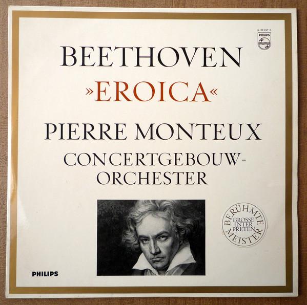 

LP Record PIERRE MONTEUX CONCERTGEBOUWORKEST Beethoven Eroica A02247L PHILIPS 1968 Germany Classical Used