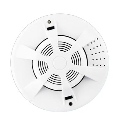 Domowy czujnik dymu fotoelektryczny czujnik alarmu pożarowego Monitor biały