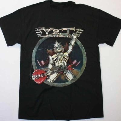 IN ROCK WE TRUST Y&T Band Tričko Vtipné Čierne Unisex S-2345XL