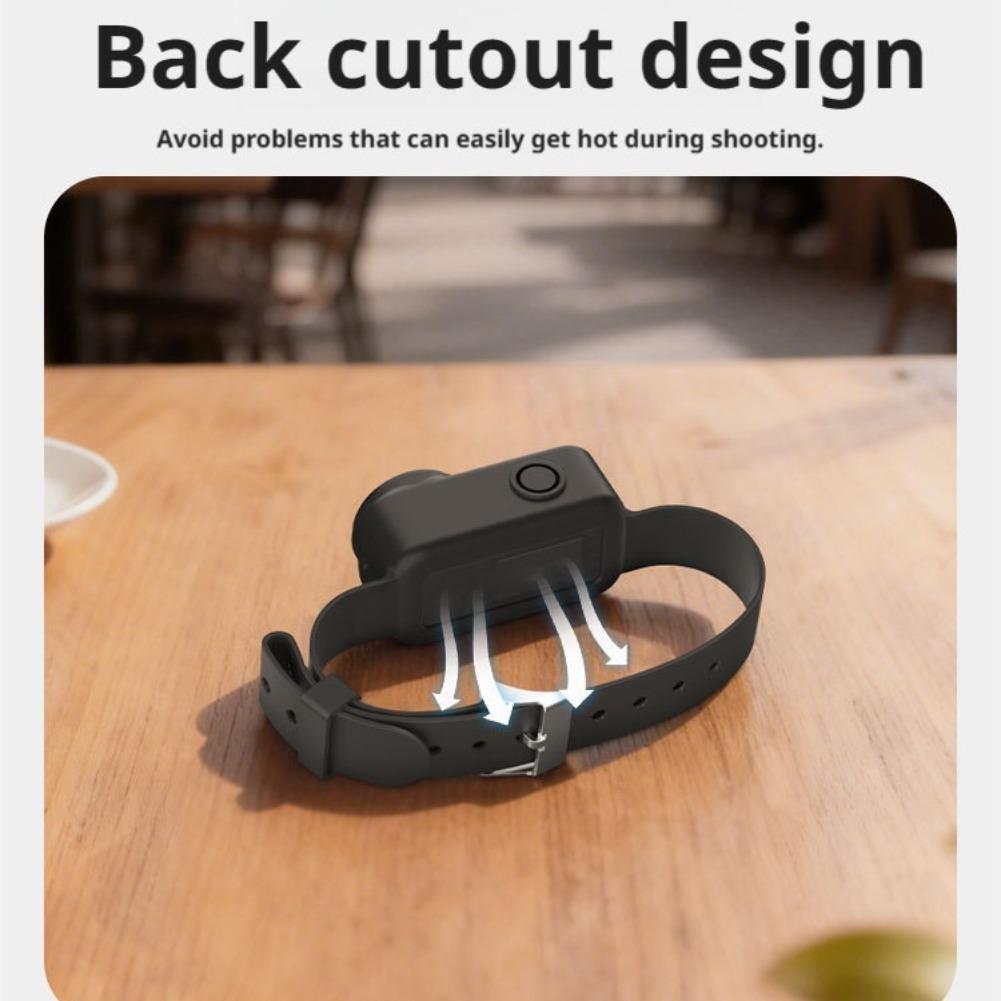 Camera Protective Case for DJI Osmo Nano Hand Wrist Band Silicone Strap Adjustable Shockproof Camera Wristband Cover Accessories