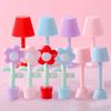 1:12 Dollhouse Miniature LED Night Light Floor Lamp Mini Desk Lamp Home Lighting Model Decor Toy Doll House Accessories Decor