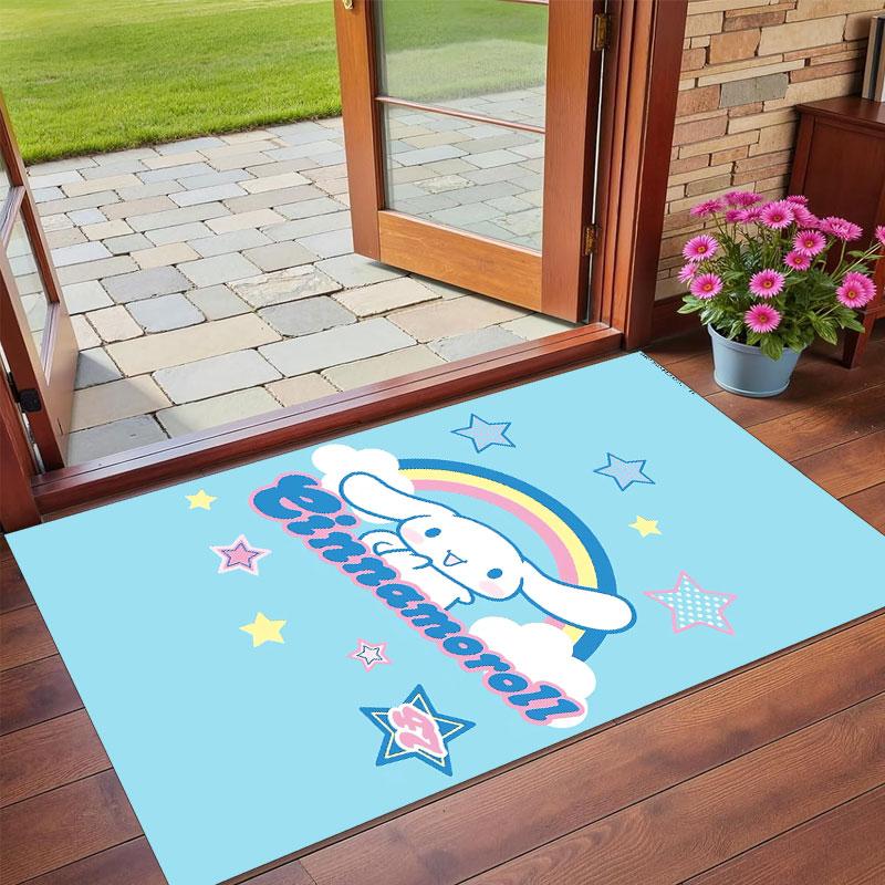 Crystal Velvet Rug Soft Non Slip Indoor Floor Mat Home DecorCinnamoroll