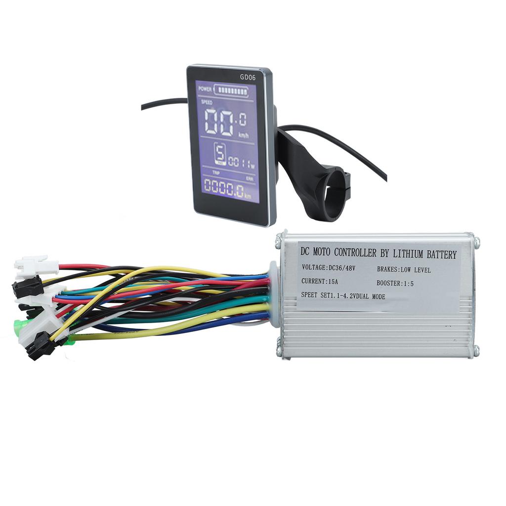 36V 48V 250W 350W Electric Bike Motor Controller Electric Bicycle Scooter Controller GD06 Display Kit