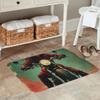1PC Motorbike  Kitchen Rug Non-Slip Door Mats Pop design Bathroom Rug Bath Mat Carpet for Home Sink Laundry Decor