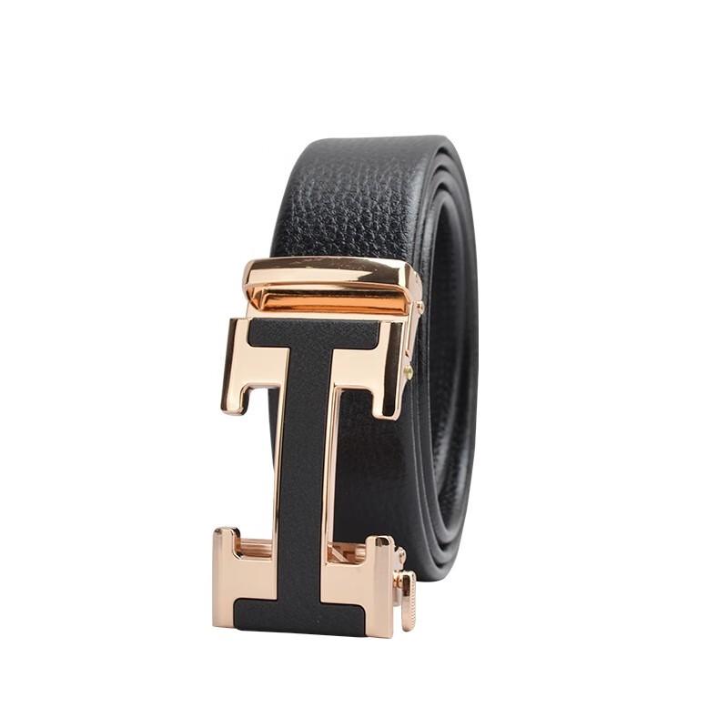 

PLOVER Men s Gold Automatic Buckle Belt