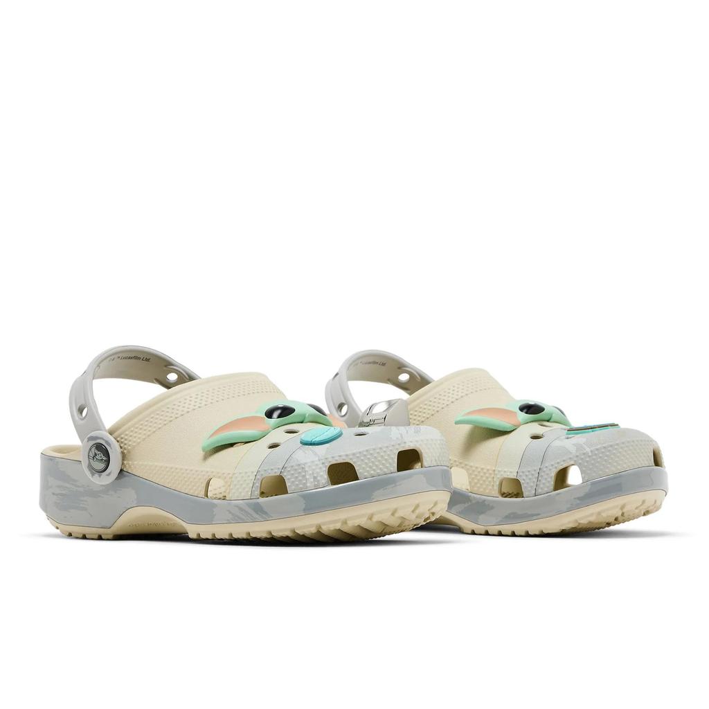 Crocs Star Wars Classic Clog Kids 'Grogu' (Unisex) Bone Kids' Clogs 209494 2Y2