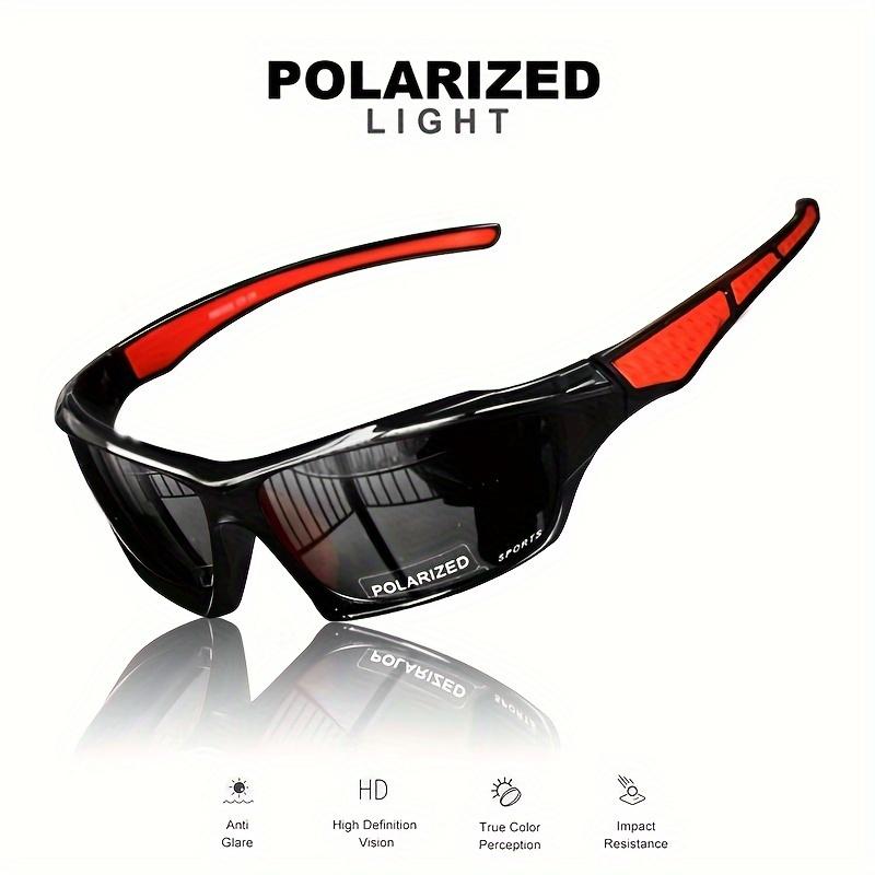 Polarisierte Sport-Sonnenbrille für Herren, verspiegelte Autofahrerbrille, photochrome Linse, hochwertige polarisierte Sonnenbrille zum Angeln im Freien, Radfahren, Laufen und Autofahren