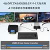 8K KVM Switch for 4 PCs and 3 Monitors, Mirror/Extended Mode, HDMI + DP Ports (8K@30Hz/4K@144Hz), USB 3.0 Ports, Supports 4 PCs and 3 Displays, Shares