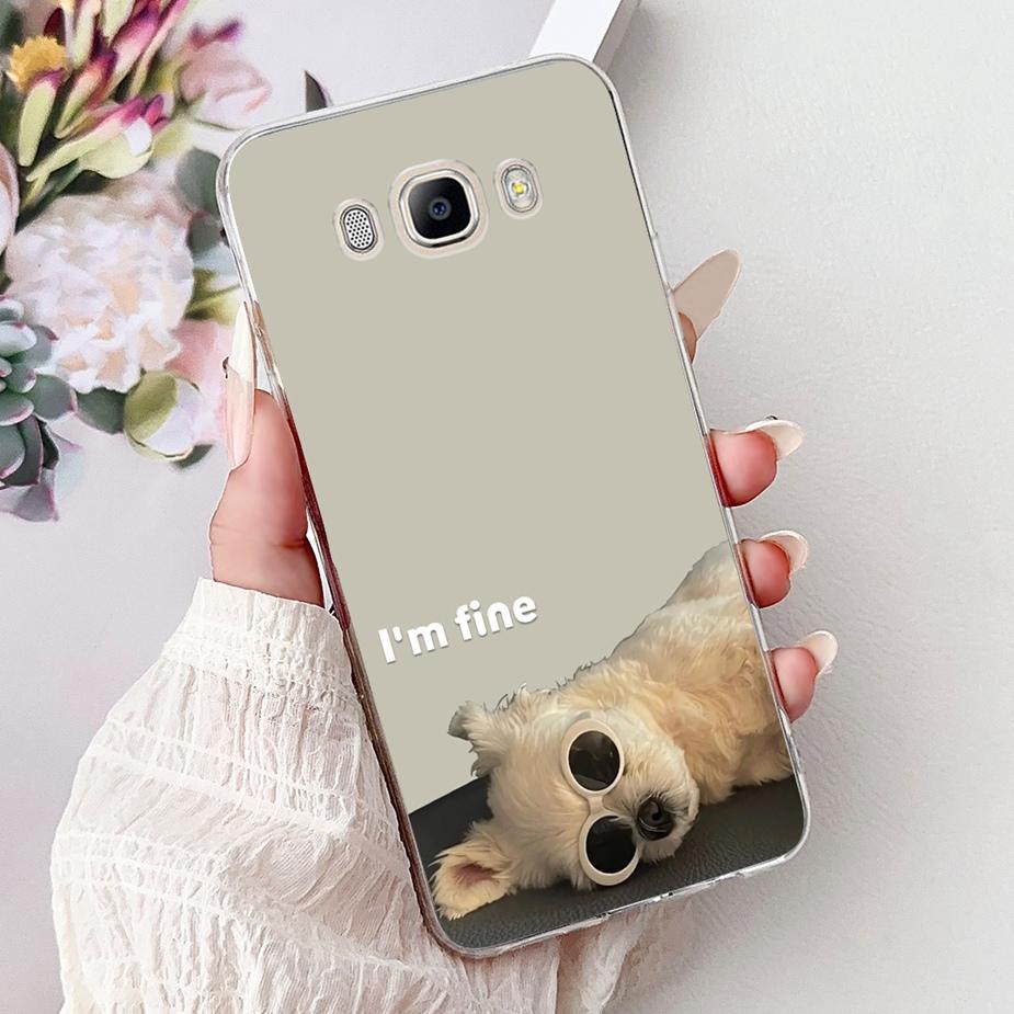 For Samsung Galaxy J5 2016 Case SM-J510F New Luxury Painted Cover Soft Silicone Phone Case For Samsung J3 J5 J7 2016 Fundas Capa