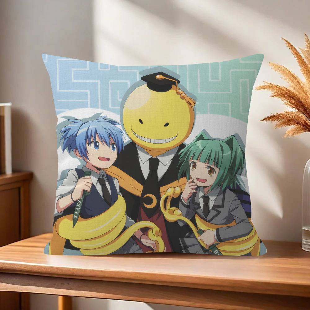 Anime Assassination Classroom Pillow Anime Pillow Sofa Bed Head Pillow Cover Cushion Cover Fashion 30x30cm