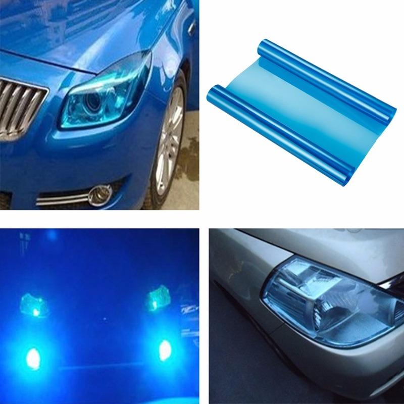 Car Headlight Decals 30*100/150/200cm Taillight Fog Light Vinyl Film Rear Lamp Tinting Modification Stickers Auto Accessories