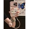 Plush KT Cat for iPhone17ProMax Mobile Phone Case Apple 16 Portable Rope 15 Anti-drop 14 Protective Case 13