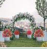 Violet Eucalyptus Garden Stake: Realistic Faux Flower Decoration with Ground Peg