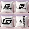 Motorcycle G-Gasgas Cushion Cover Plush Fabric Soft Double-Sided Printed Invisible Zipper Sofa Pillow Case Home Decor