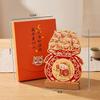 Solid Wood 2027 Desk Calendar Sheep Theme New Year Calendar Standing Table Calendar  New Year Gifts