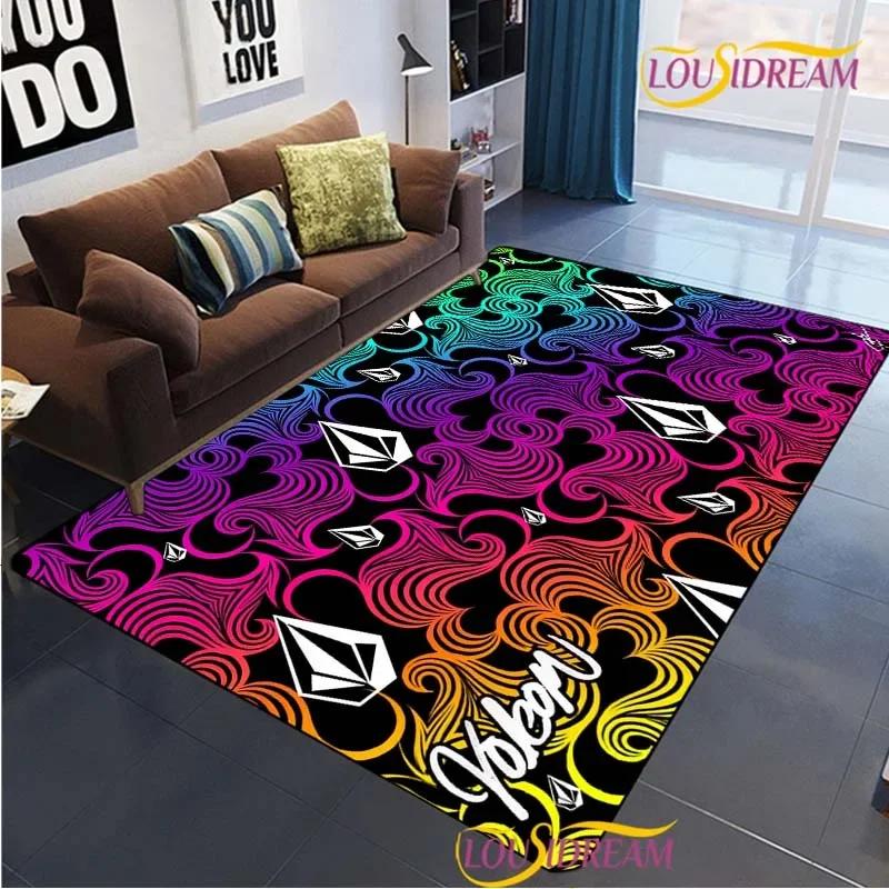 Moderner Markenteppich für Wohnzimmer, Schlafzimmer, Tischdekoration, Küchentür, rutschfeste Fußmatten, Alfombra Geburtstagsgeschenk