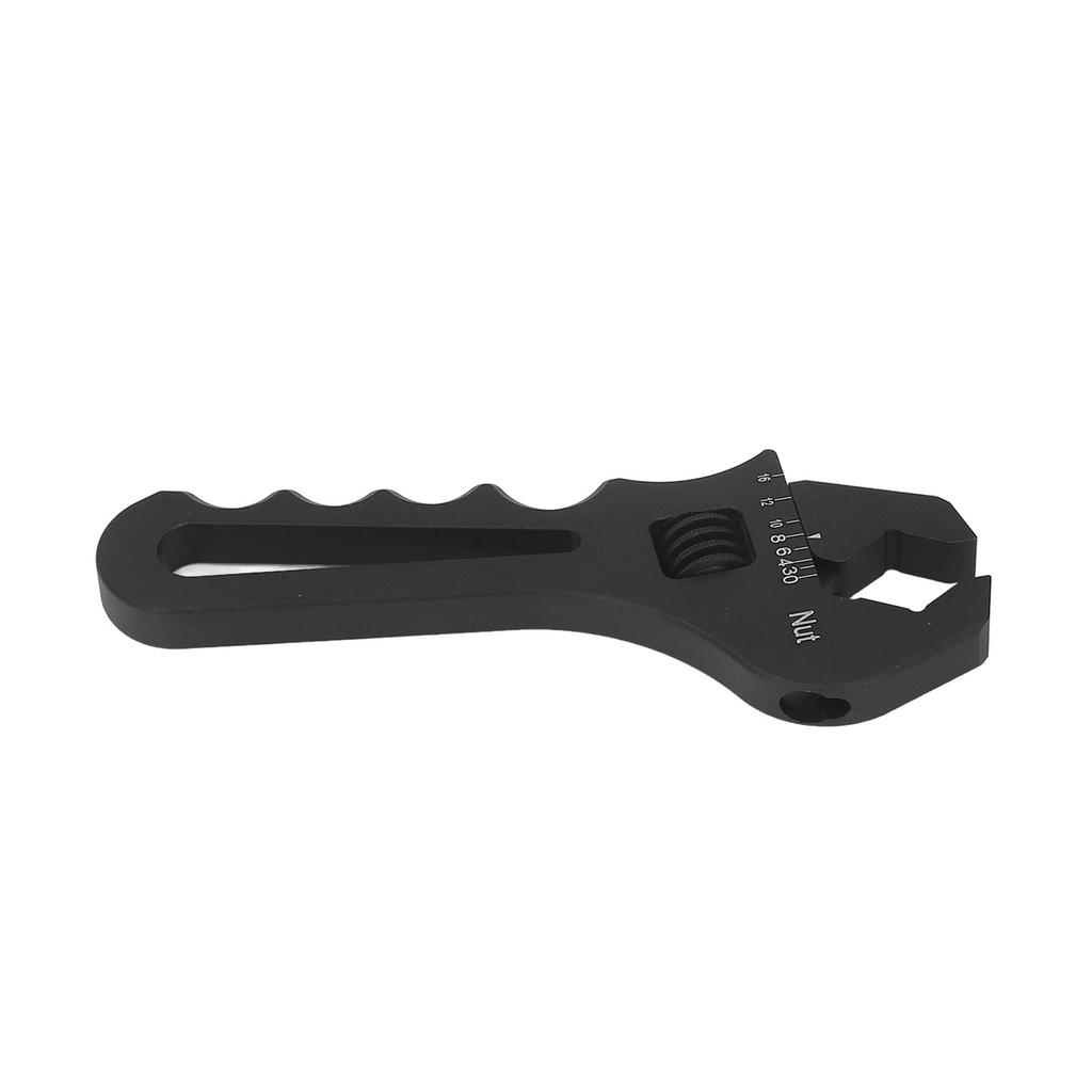 Fitting Wrench AN3?AN16 Adjustable Aluminum Lightweight Spanner Tool for Hose Adapter End Black