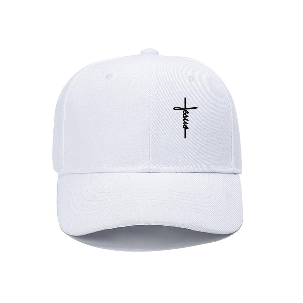 Trendy Spring Baseball Cap With Embroidery And Waterwashed Finish For Daily Use White