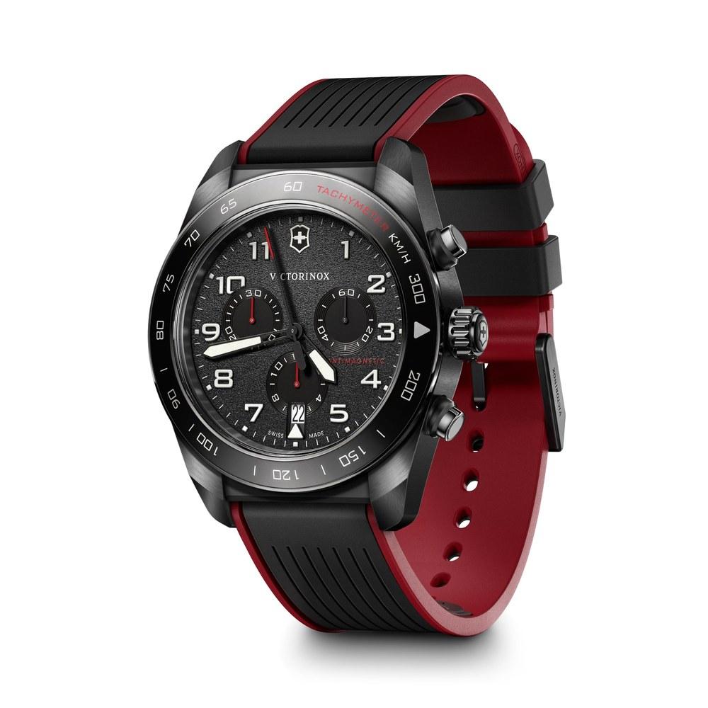 Victorinox Swiss Army Chronograph Watch 242051 Black 5-Year Warranty