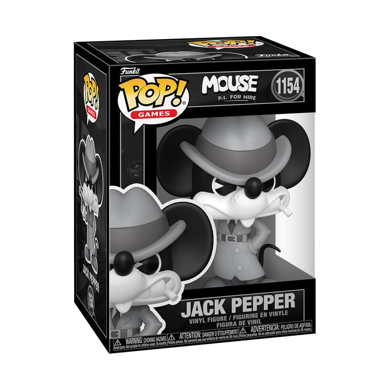 Funko Mouse: P.I. For Hire Jack Pepper Pop! Games Figurine