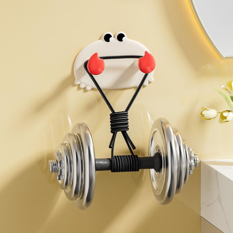 1/3 Stück Cartoon Krabbenförmige Wandhaken Starke Klebehaken Haken Für Küche Badezimmer Wohnheimzimmer Dekor Aufbewahrungshaken