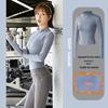 Damen Sportjacke mit schnell trocknendem Stoff, schmal geschnitten und mit Fleece gefüttert, für Fitness & Yoga