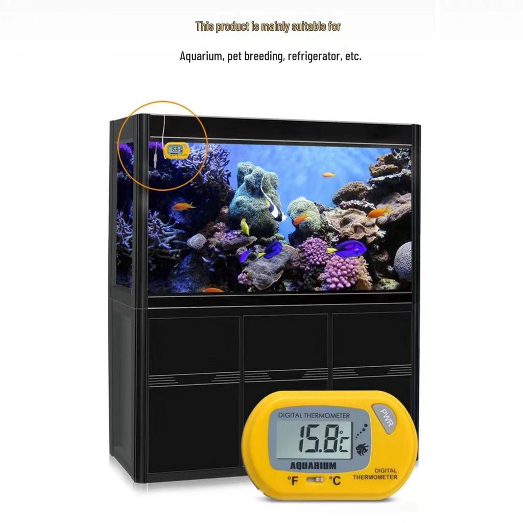 ST-3 Aquarium Digital Water Thermometer for Fish Tanks