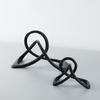 Resin Geometry Twist Knot Decorative Ornaments Black Twist Winding Sculpture Decorative Figurines Home Decoration Accessories