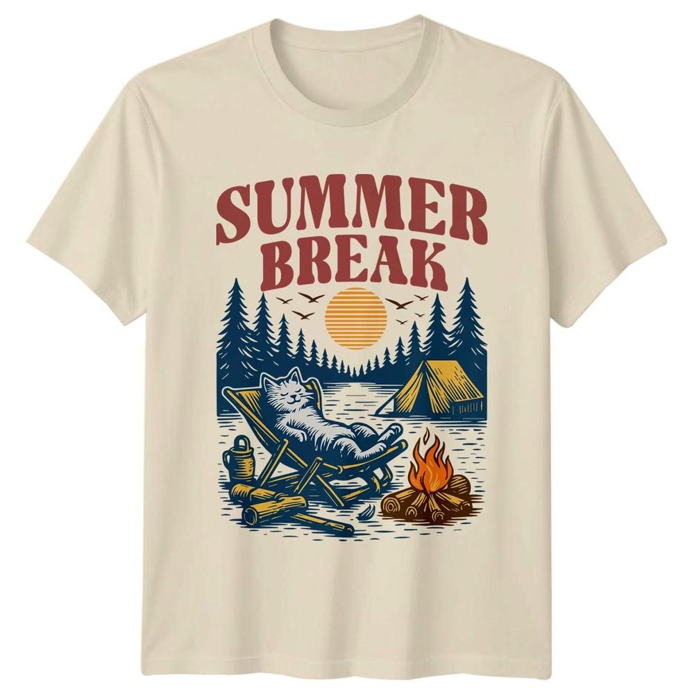 Summer Break TShirt Retro Outdoors Nature