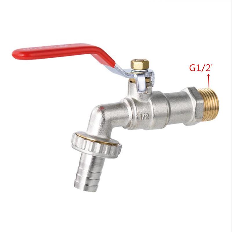 

Змішувачі для раковини Водопровідний кран 1/2 і 3/4 латунний кран Дім Надвір Сад Інструмент Змішувач для раковини Адаптер для садового крана