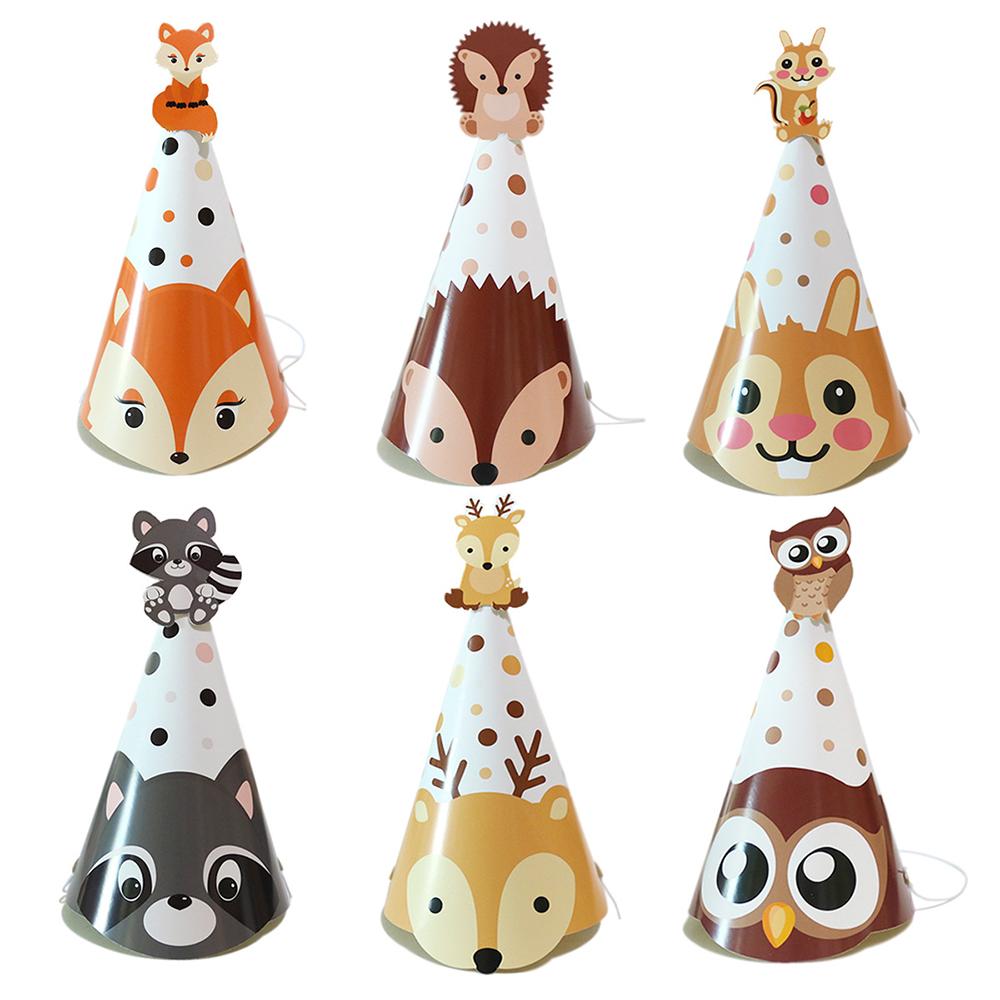 Jungle Safari Animal Kids Birthday Decorations Lions Tigers Giraffes Cake Topper Balloon Banner Party Baby Shower Supplies