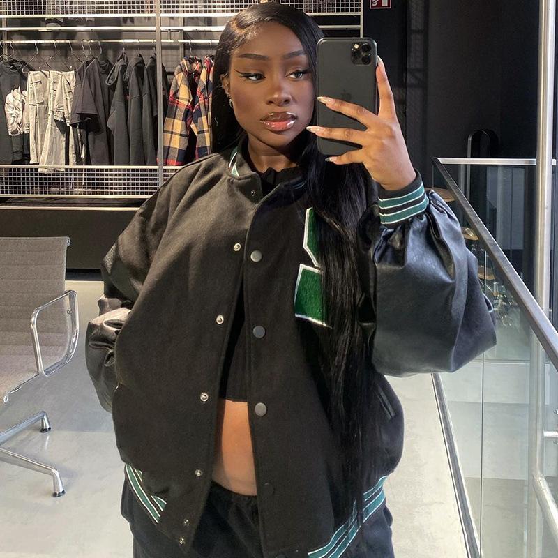Buy Women's Baseball Jacket Bomber 