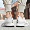 Loafers Men Elevator Shoes Chunky Lift Sneakers Mesh White Comfortable Breathable Height Increase Insole 6CM High Heel Sports