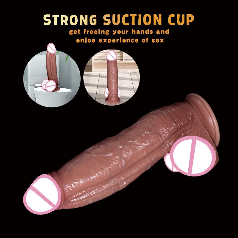 Adult Sex Toys  Female Sex Toys  Liquid Silicone Large-sized Anal Expansion Soft Flesh Pussy Real And Fake Penis Masturbator