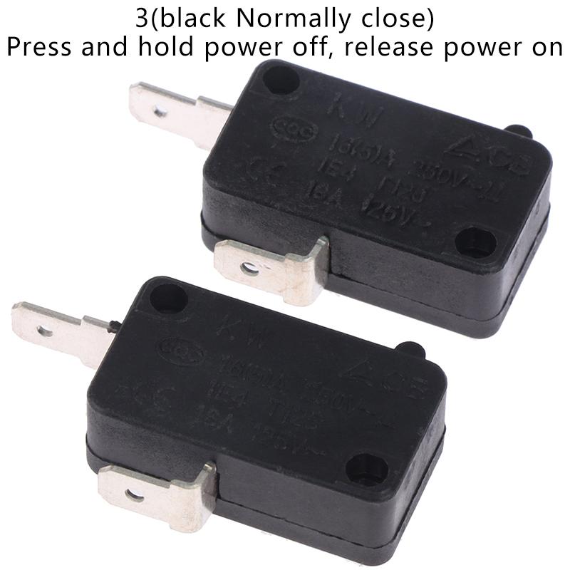 2 szt. Kw16(5)Drzwi kuchenki mikrofalowej 250 V AC Mikro przełącznik normalnie otwarty i zamknięty