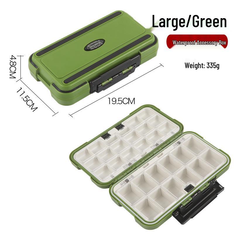 Wasserdichte Tragbare Aufbewahrungsbox für Angelköder und Jigköpfe