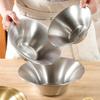 Stainless Steels Bowl Antiscalding Mixing Salad Bowl Noodles Pot Kitchen Serving Bowl for Restaurant Home Part Enduring