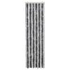 Fly Screen Curtain Grey and Black 56 X 185 Cm Chenille