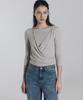 ANDNEEDS Fade 3/4 Sleeve Tee (Melange Gray)
