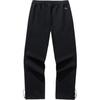 Anta Comfortable Casual Simple Straight Loose Knit Sports Pants Men Bottoms Basic-Black 152511322-2