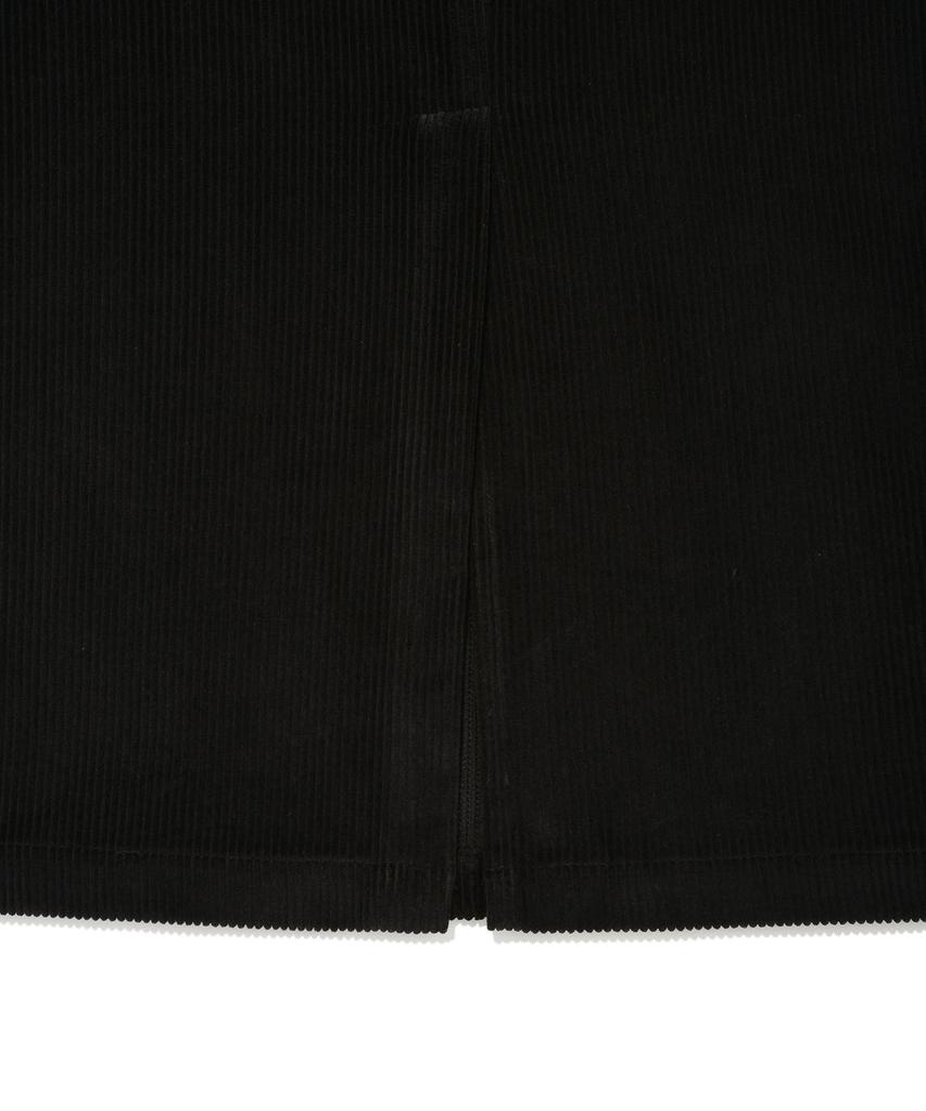 Wacky Willy [25Fw] Women'S Corduroy Long Skirt Black