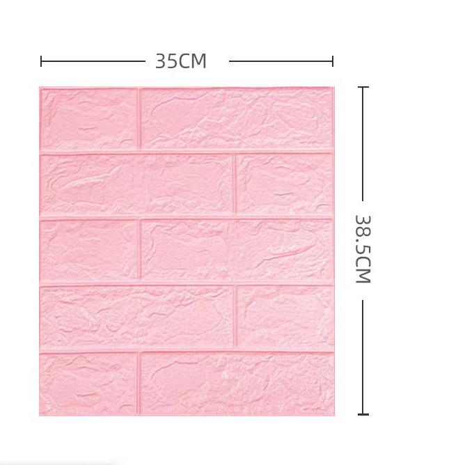 10Pcs 3D Tile Brick Wall Sticker Self-adhesive Waterproof Foam Panel Wallpaper For Apartment  Kitchen Bedroom Lliving