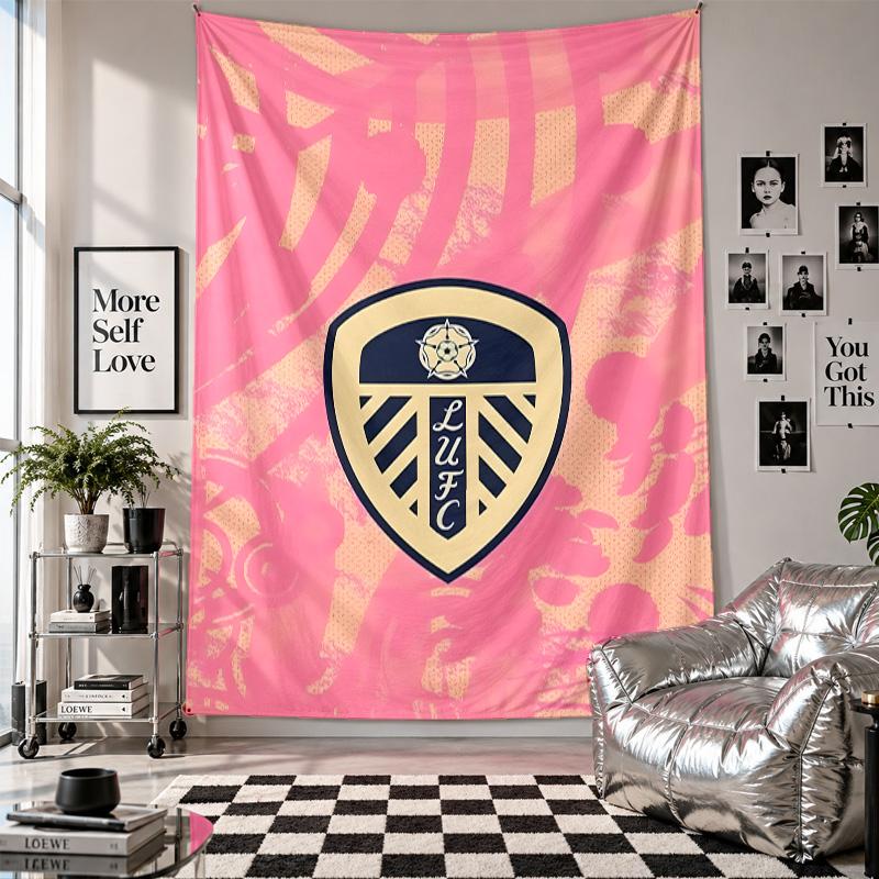 Wall TapestryLeeds United Art Hanging Cloth Decorative Background Cover for Room Decoration