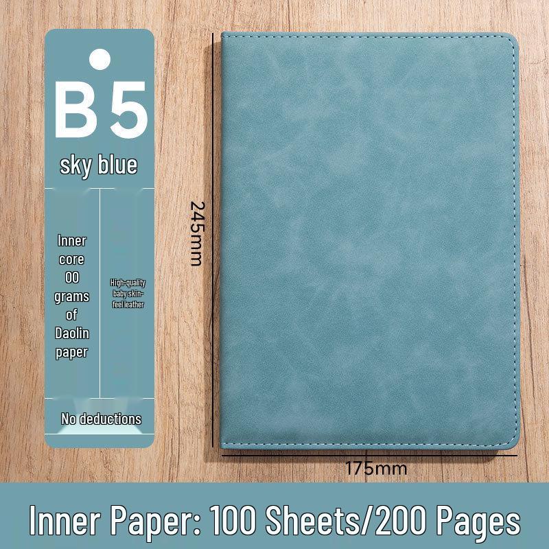 Custom Logo A5 High-End Office Notebook with Premium Cover and Inner Pages