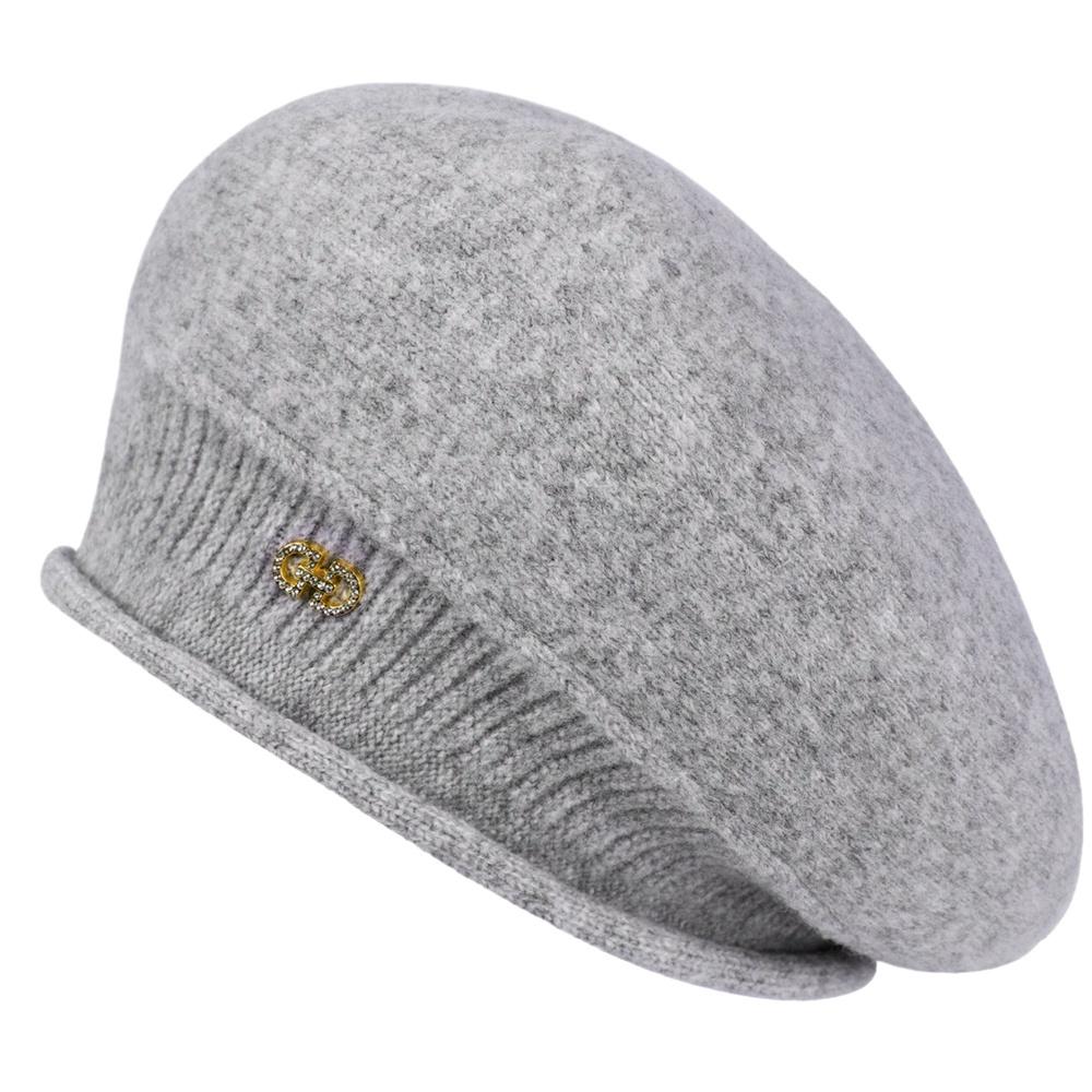 Autumn Winter Simple Premium Feel Sweet Cool Versatile British Painter Elegant Cute Style Beret Warm Windproof Solid Color Mushroom Pile Hat Cute Cap