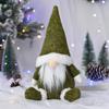 Nordic Style Faceless Santa Claus Figurine: Christmas Window Decoration Ornaments